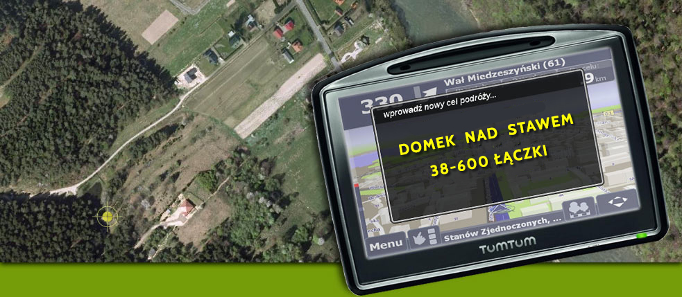 Lokalizacja Domku Nad Stawem - Bieszczady